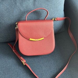 Charlotte Elizabeth Bloomsbury Crossbody in Oxblood